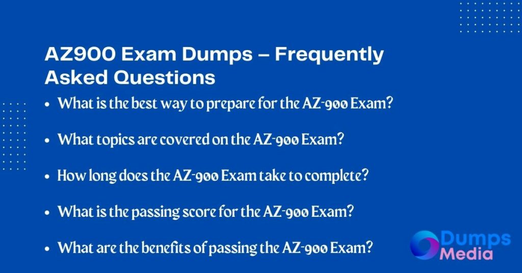 AZ900 Exam Dumps